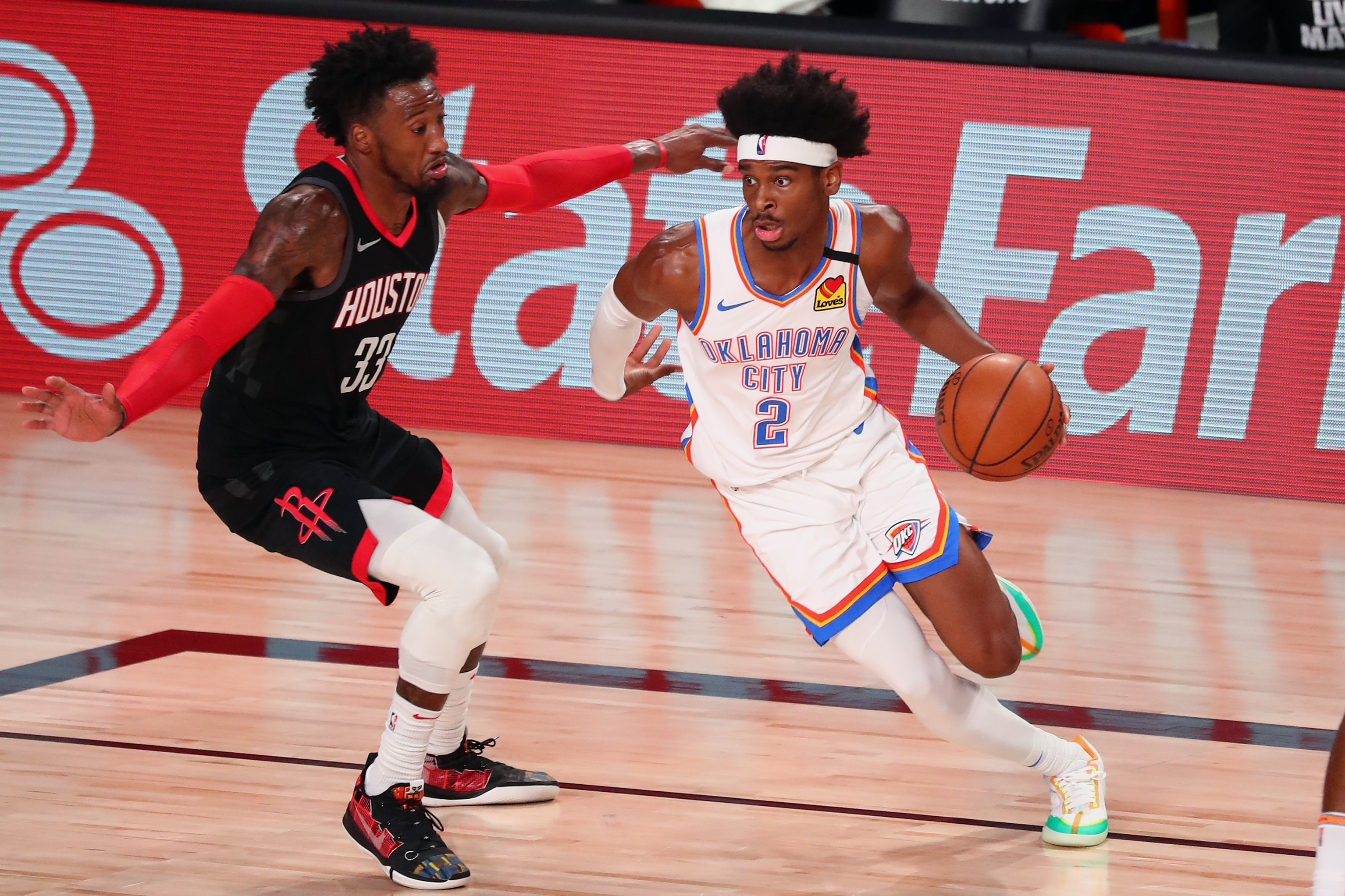 Shai Gilgeous Alexander Thunder Rockets 2020