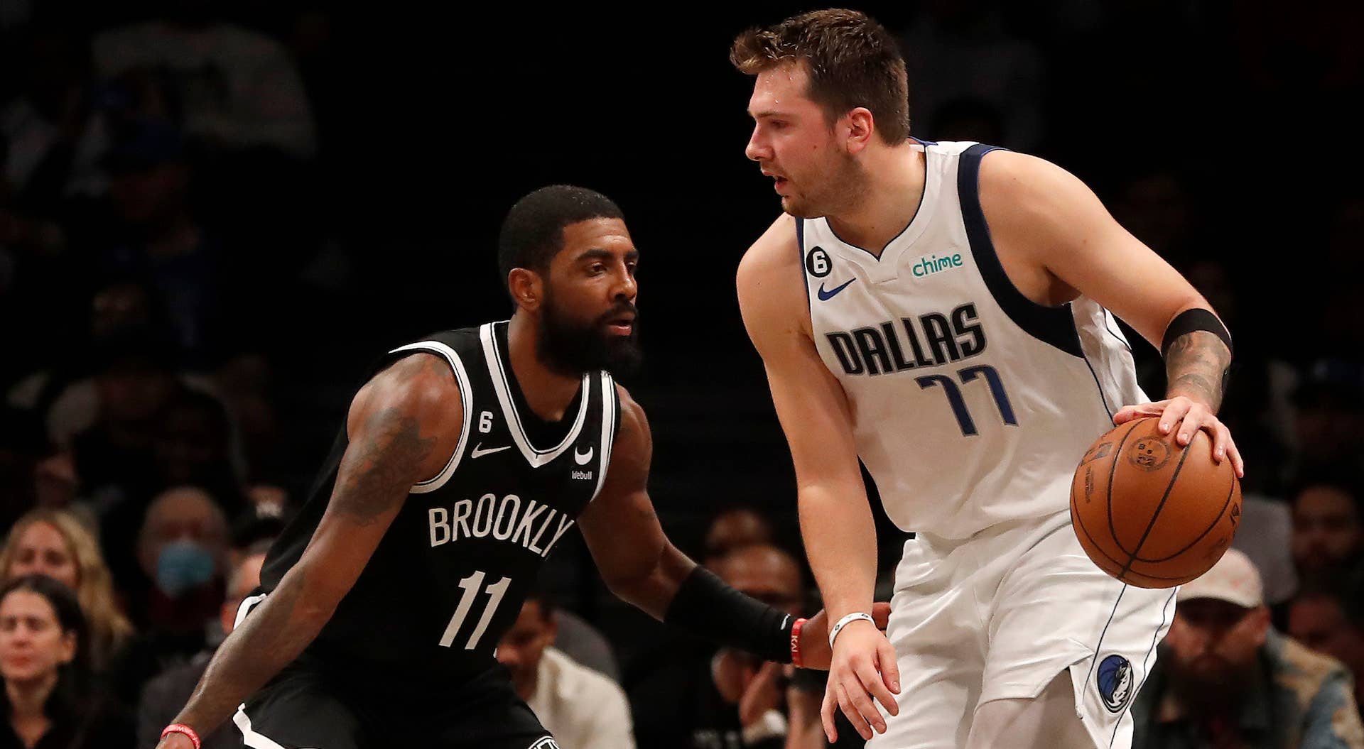 Kyrie Irving and Luka Doncic face off in Nets-Mavs game
