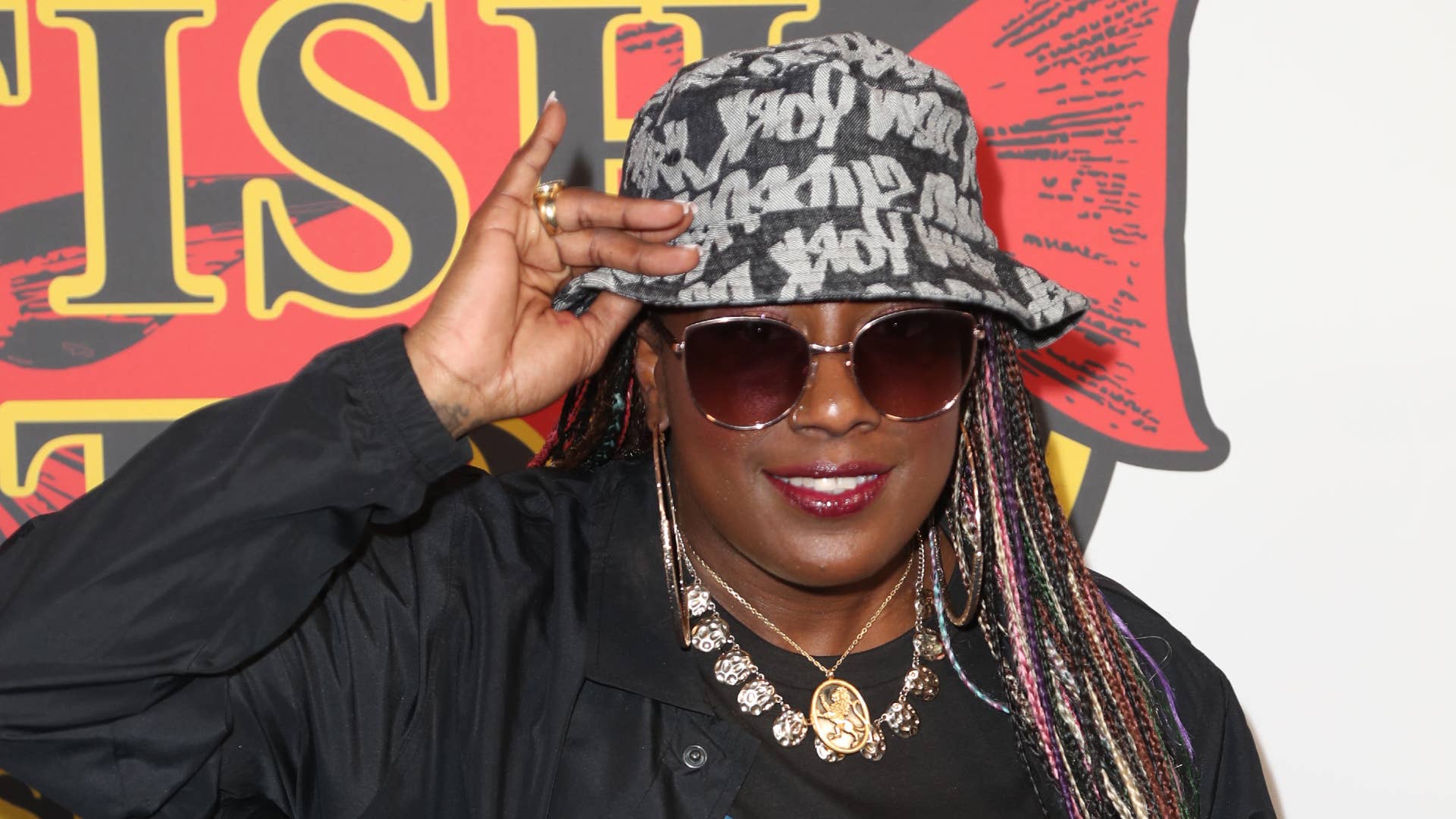 Gangsta Boo is seen on the red carpet