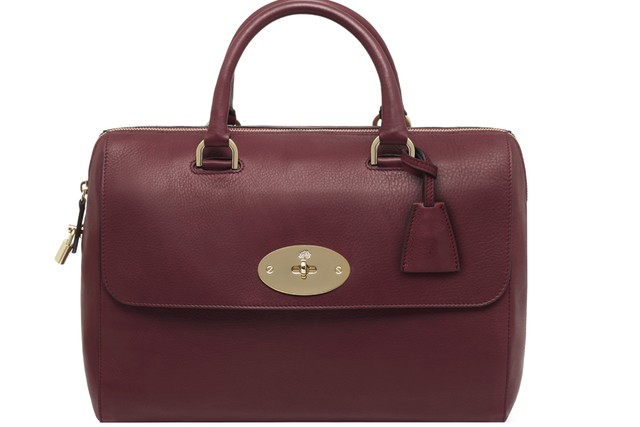 Bayswater | Black & Brass Small Classic Grain | Women | Mulberry