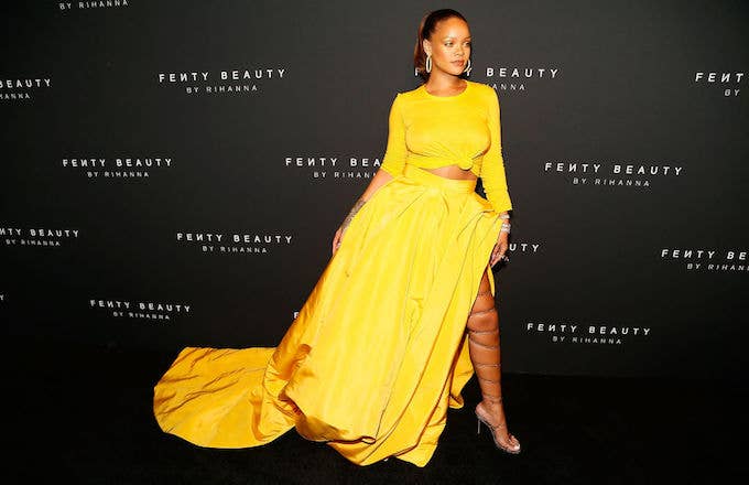 Rihanna at the Fenty Beauty launch