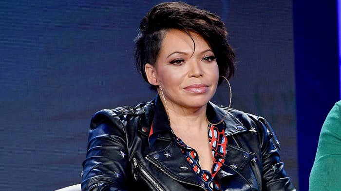 Tisha Campbell of &#x27;Out Matched&#x27; speaks during the Fox segment of the 2020 Winter TCA Press Tour