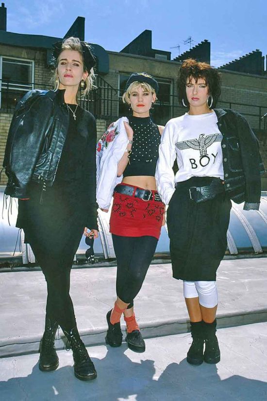 80s new wave style womens streetwear