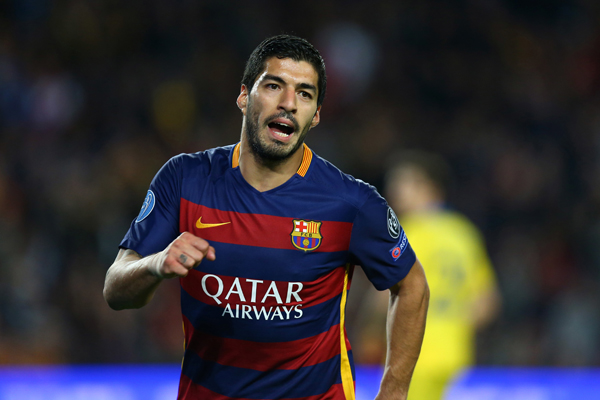 most famous soccer player luis suarez