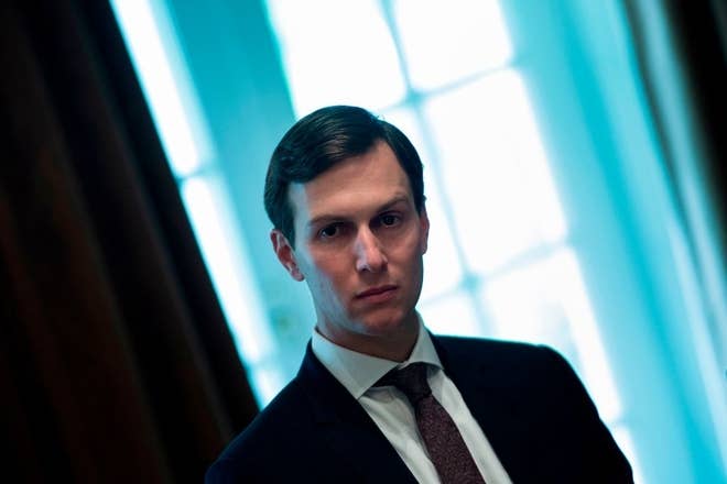 Jared Kushner waits for a meeting with Prime Minister of Malaysia Najib Razak