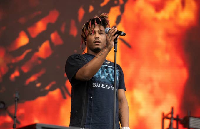 Juice WRLD performs on stage during Wireless Festival