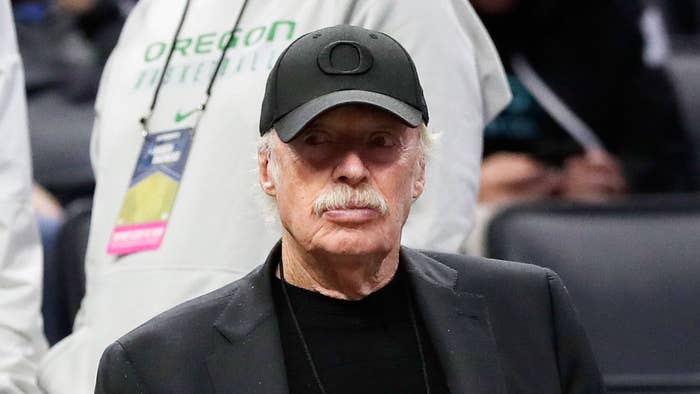 Phil Knight and Dodgers Co-Owner Alan Smolinisky