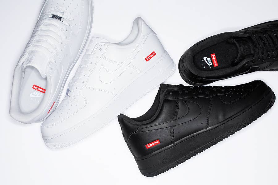 Check Out The Personalized Touch on This Supreme x Nike Air Force