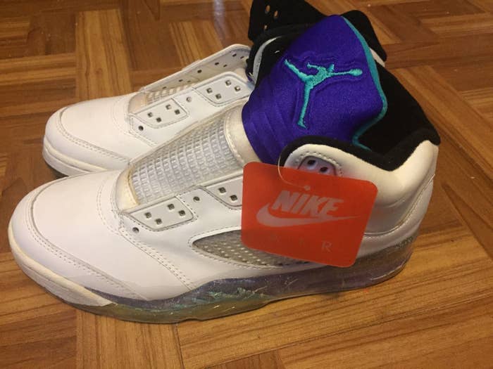 jordan 5 grape 1990