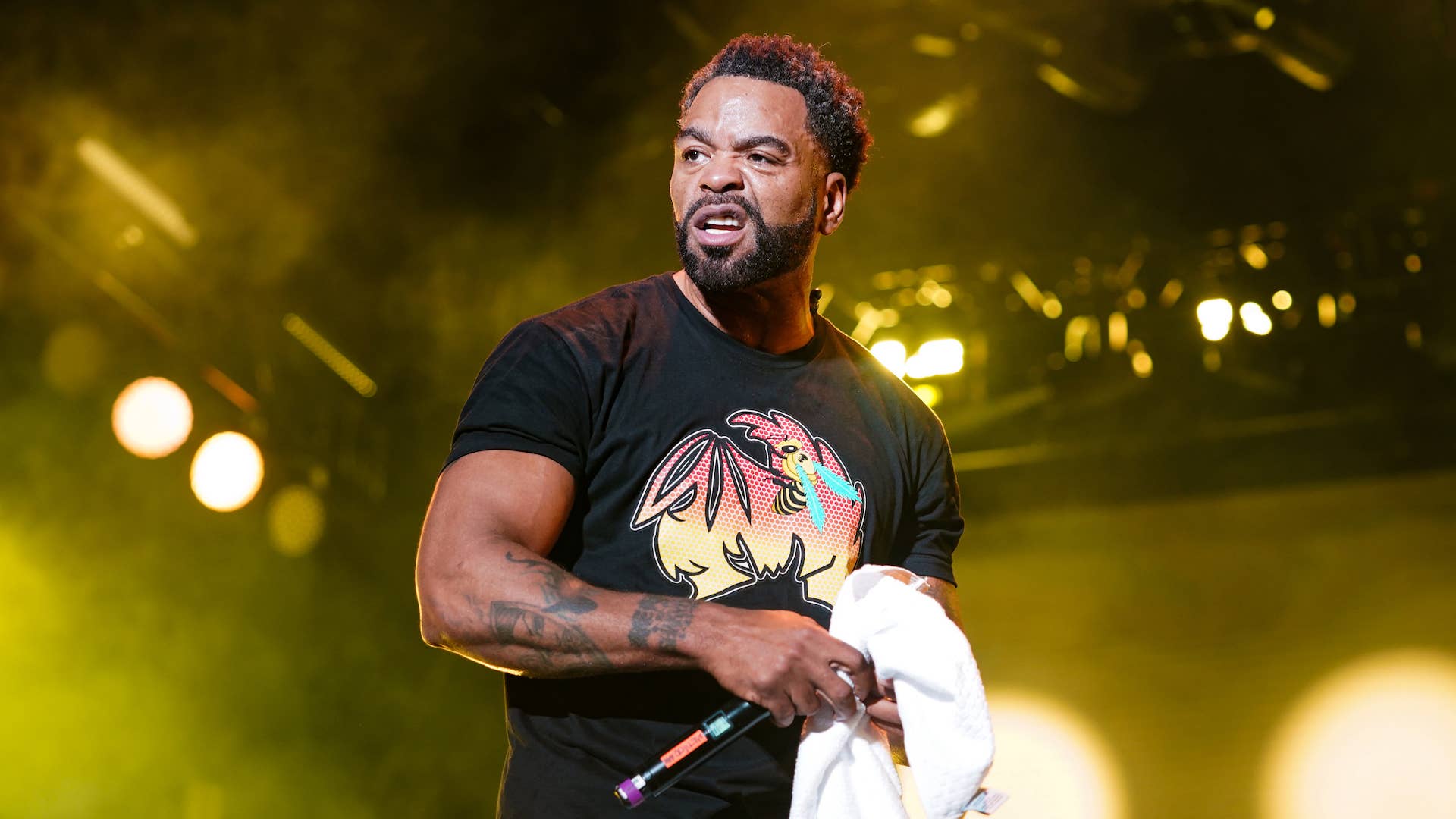 Rapper Method Man of the Wu-Tang Clan attends the New York Giants