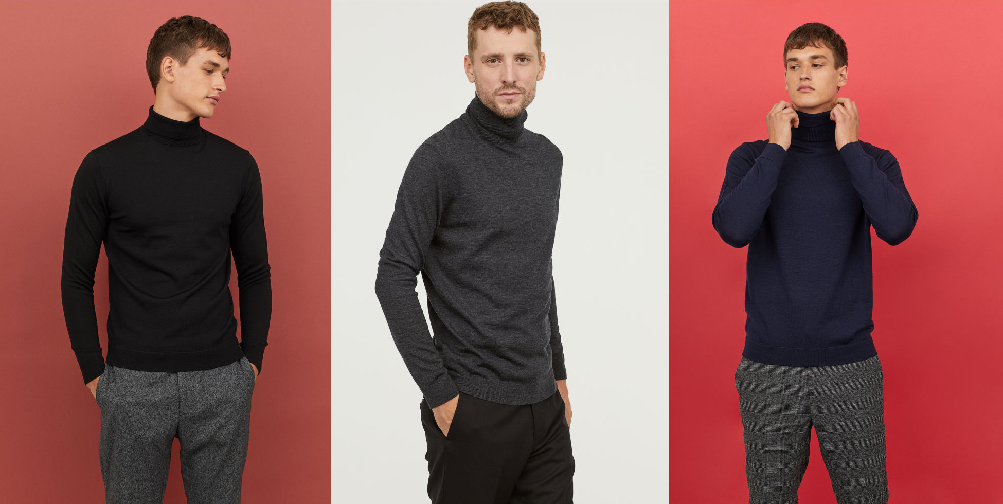 8 Fall Essentials Available at HM Right Now   Merino Wool Turtleneck Sweater