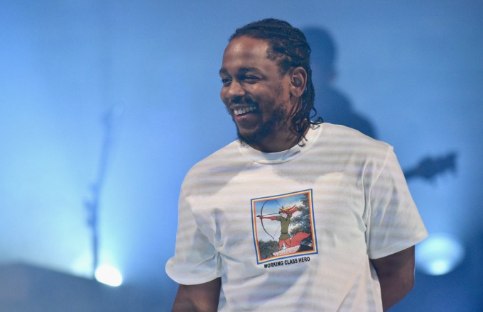 Kendrick Lamar performs at a recent concert.