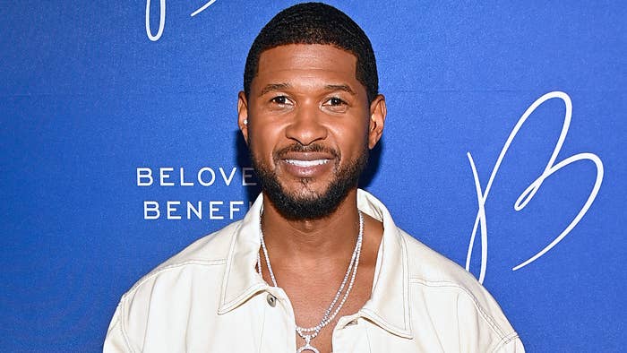 Usher is seen on the red carpet