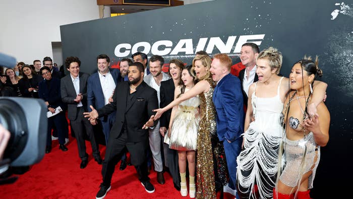 Coke Bear cast at premiere of new film