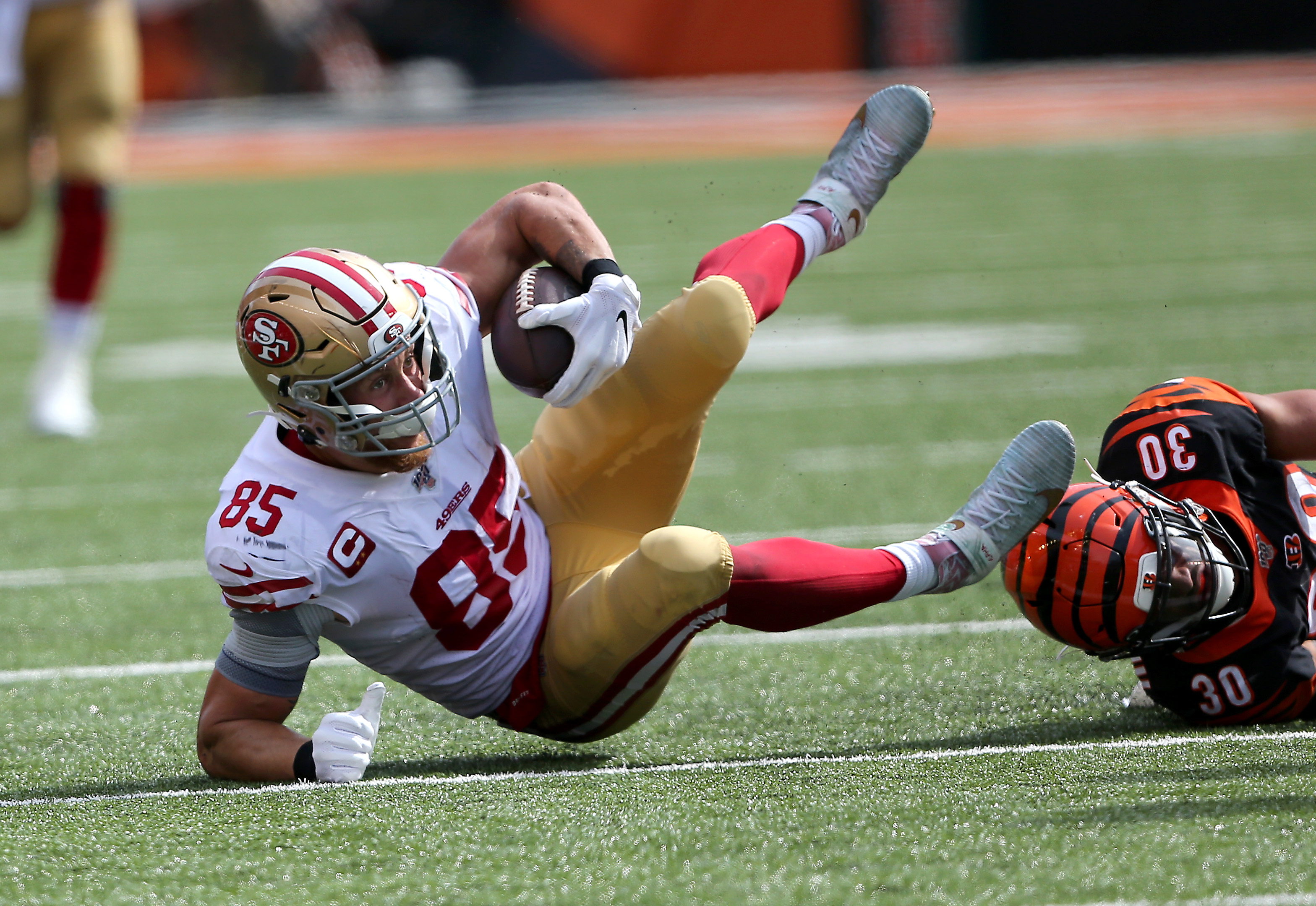 George Kittle 49ers Bengals 2019