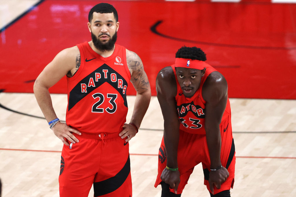 Fred VanVleet Pascal Siakam Raptors Blazers 2021