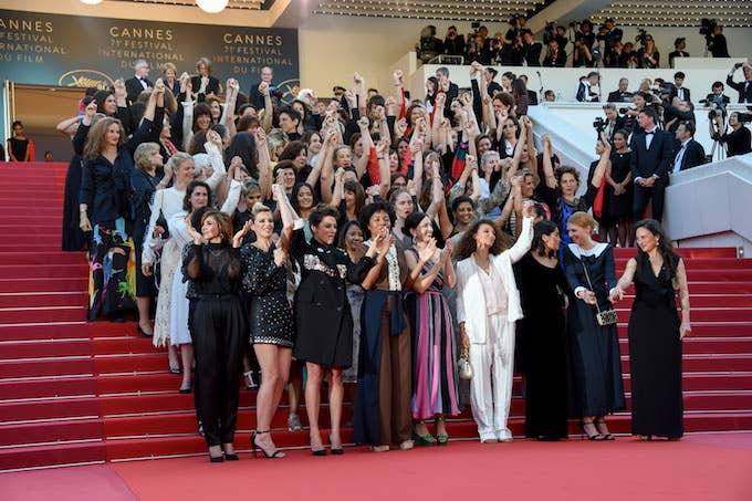 Protest at Cannes Film Festival