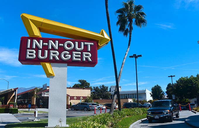 This is a photo of In N Out