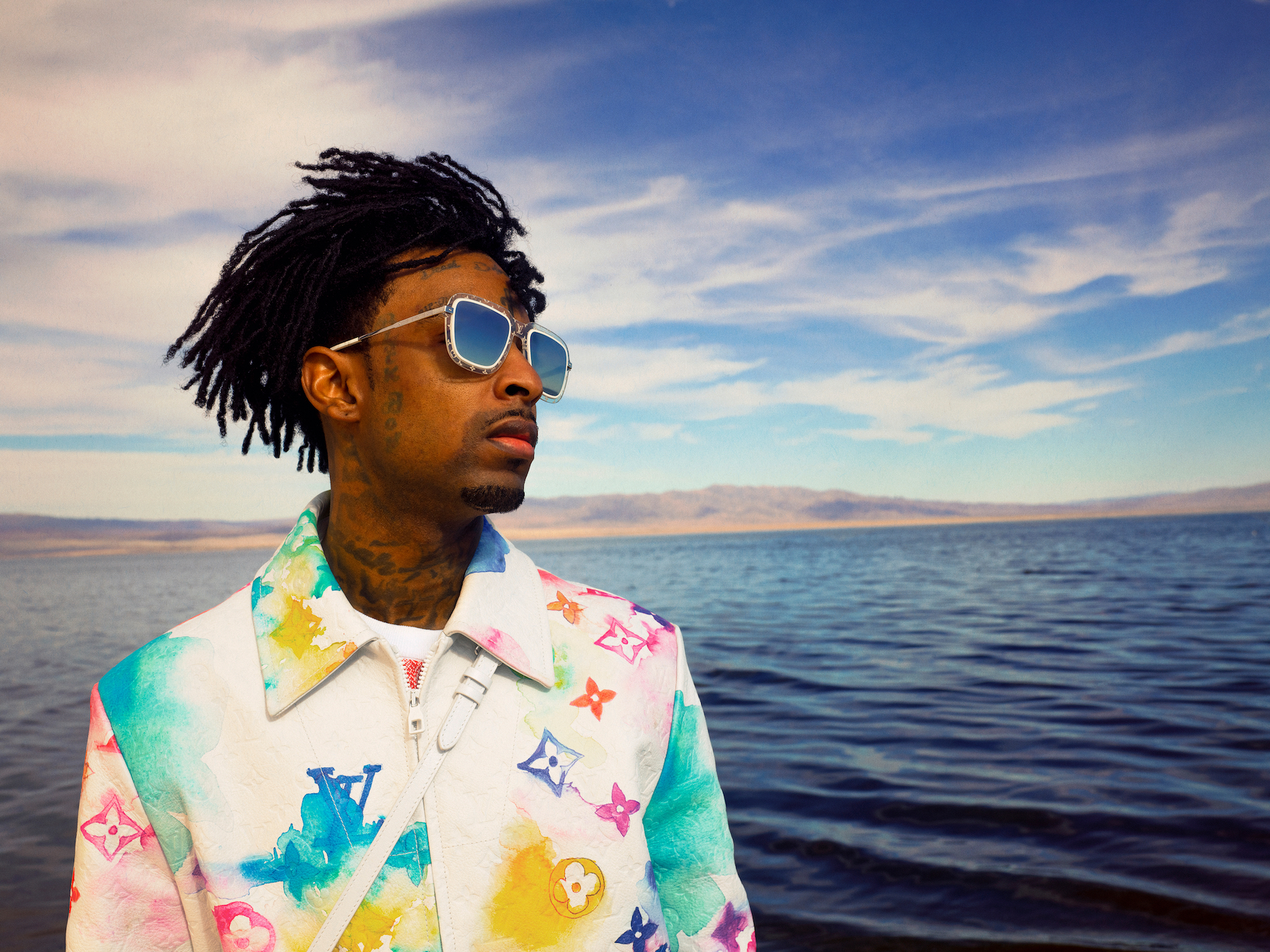 21 Savage Stars in Louis Vuitton's Men's Summer Capsule Collection Campaign