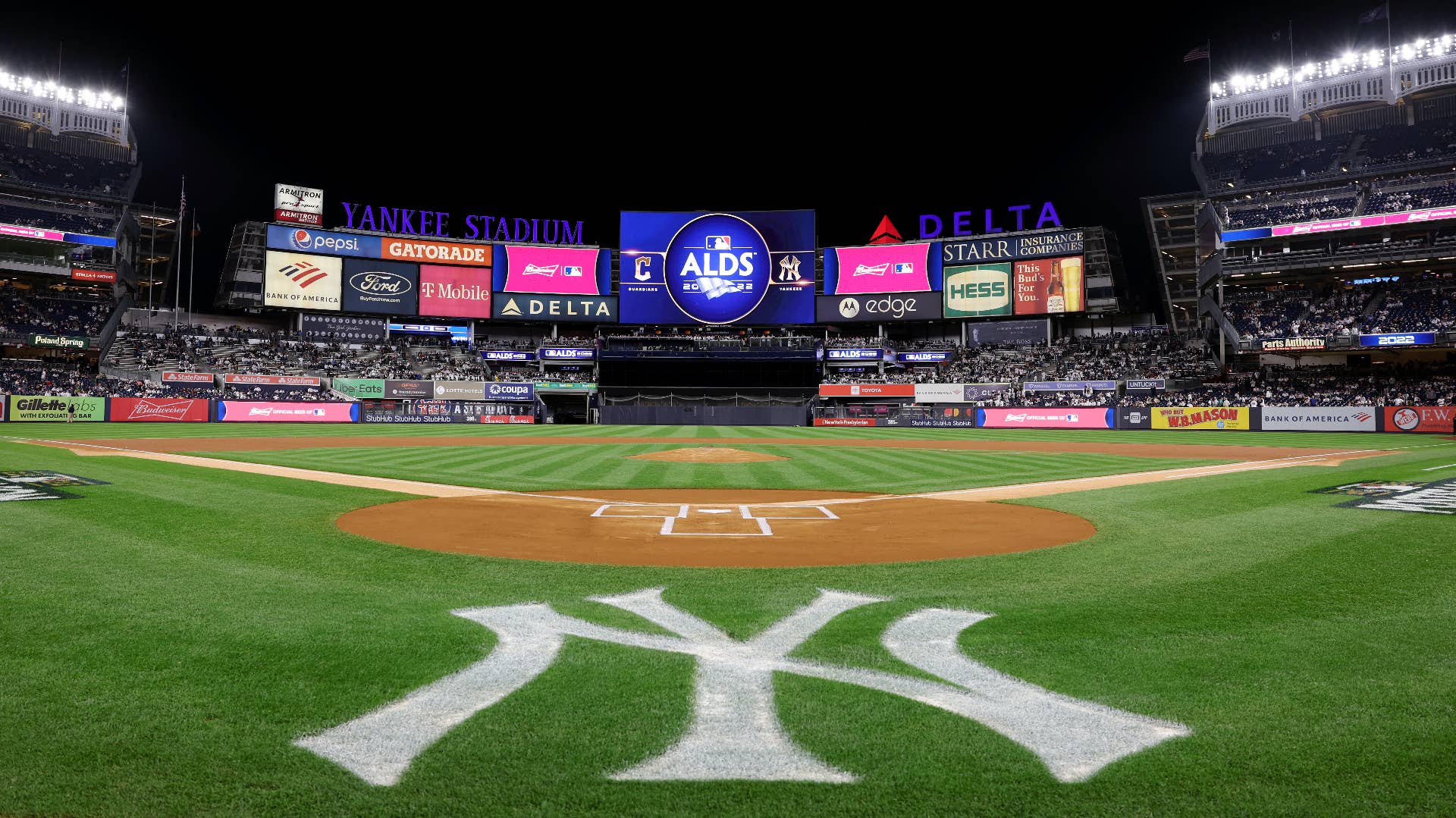 A general view of Yankee Stadium prior to the game between the Guardians and Yankees.