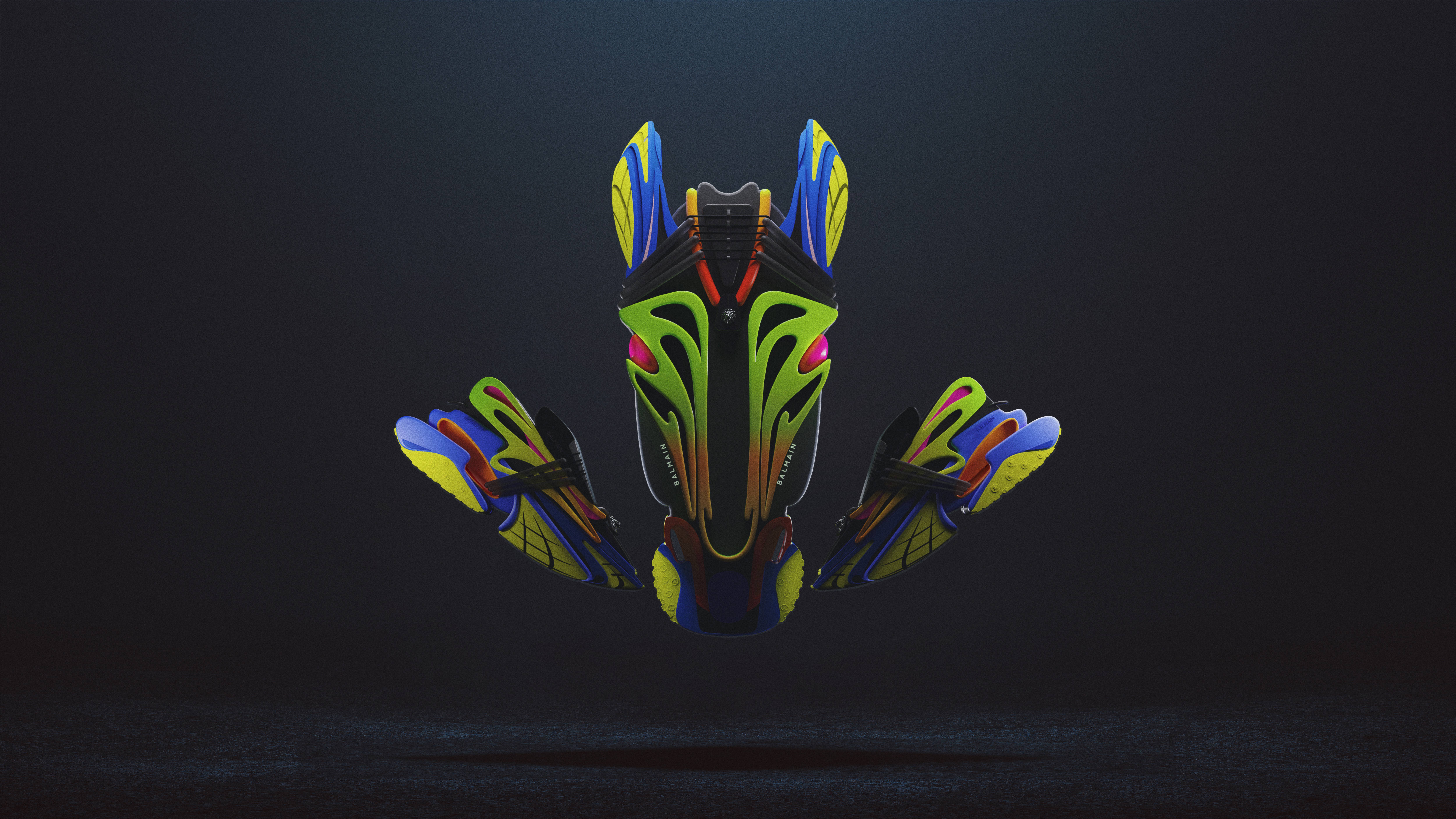 The Balmain Unicorn Sneaker Multi Color
