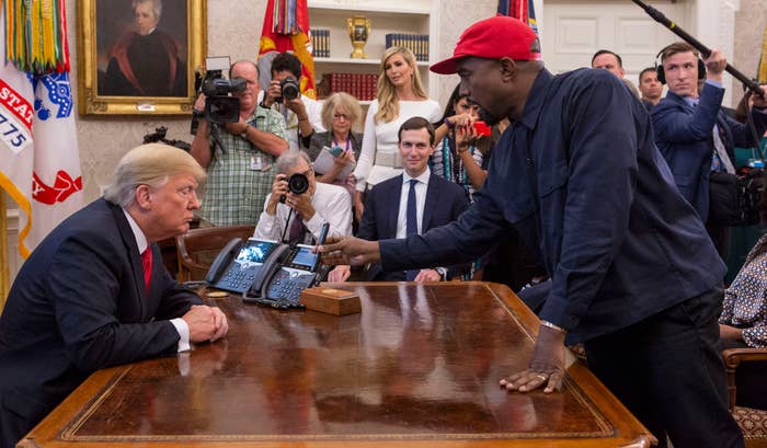 Kanye West and Trump