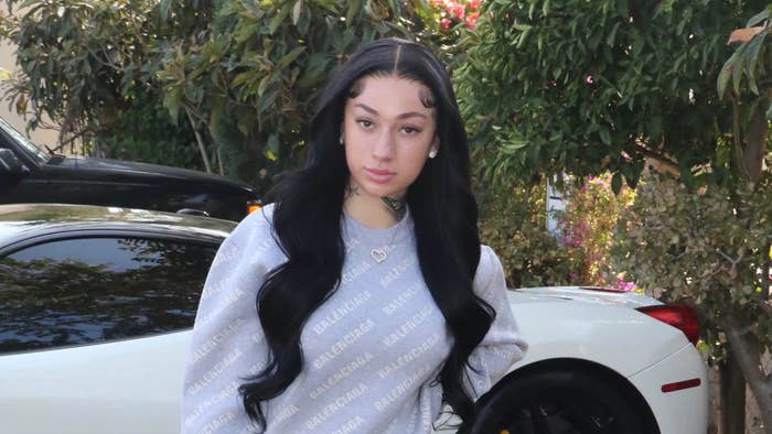 Bhad Bhabie is seen on October 11, 2022 in Los Angeles