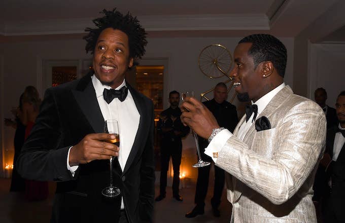 Video Shows JAY-Z Snatching Phone From Man's Hand at Diddy's 50th Birthday  Party | Complex