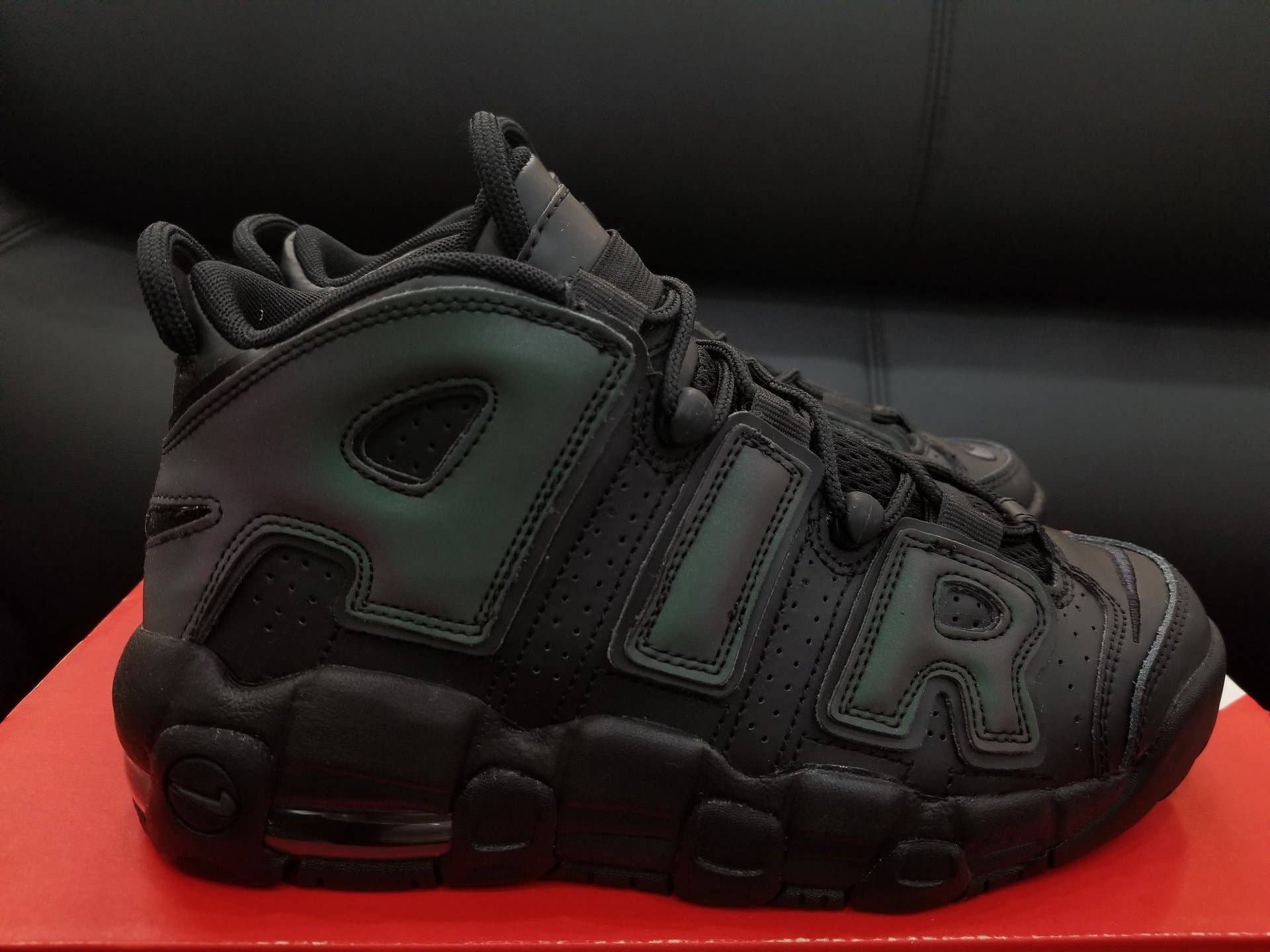 Nike Air More Uptempo GS 'Reflective' 922845 001 (Lateral)