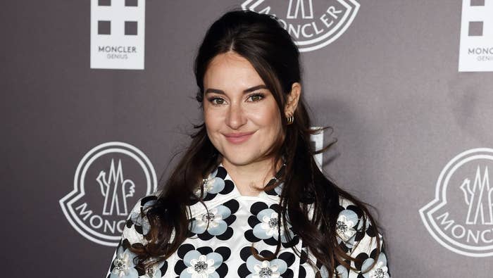 Shailene Woodley attends the Moncler fashion show