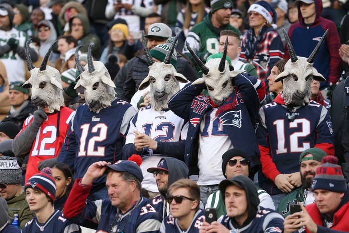 Tom Brady GOAT Fans 2018