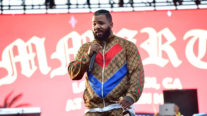 Rapper The Game performs onstage during the Summertime in the LBC music festival