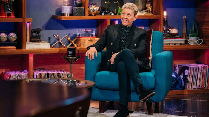 Ellen DeGeneres on &#x27;The Late Late Show with James Corden.&#x27;
