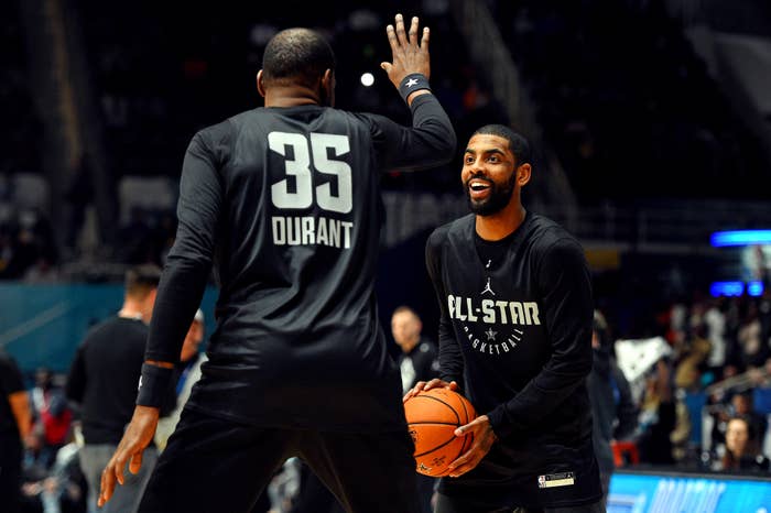 Kevin Durant Kyrie Irving All Star 2019