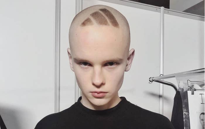 Adidas Logo Shaved Head