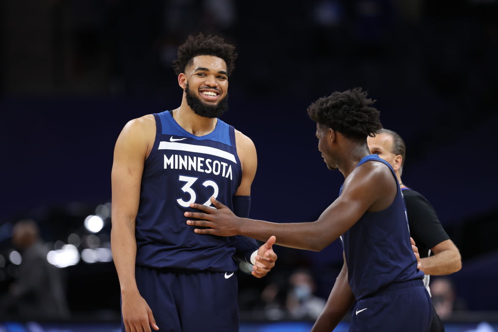 Karl-Anthony Towns Warriors Wolves 2021