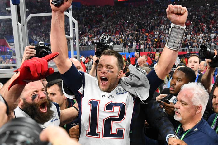 Tom Brady Julian Edelman Super Bowl LIII 2019