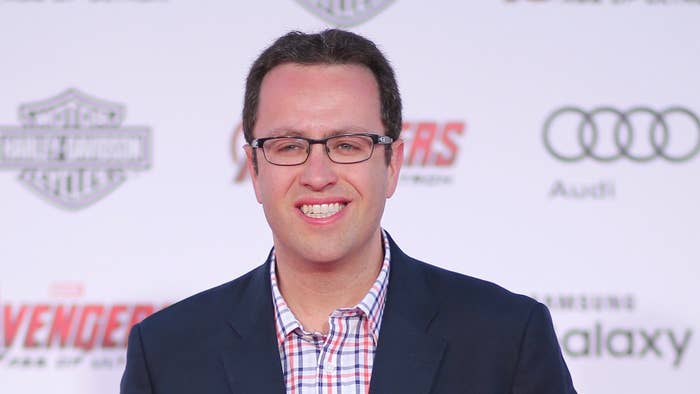 Television personality Jared Fogle attends the premiere of Marvel&#x27;s &quot;Avengers: Age Of Ultron&quot;