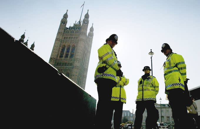 Police in London in the UK.