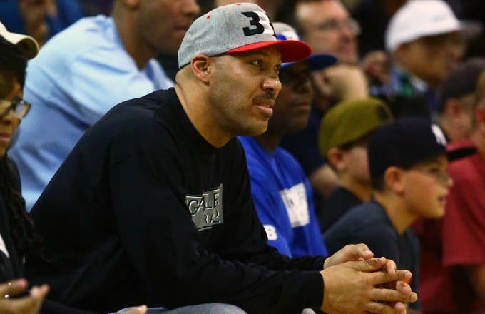 Lavar Ball watches his son Lonzo play at UCLA.