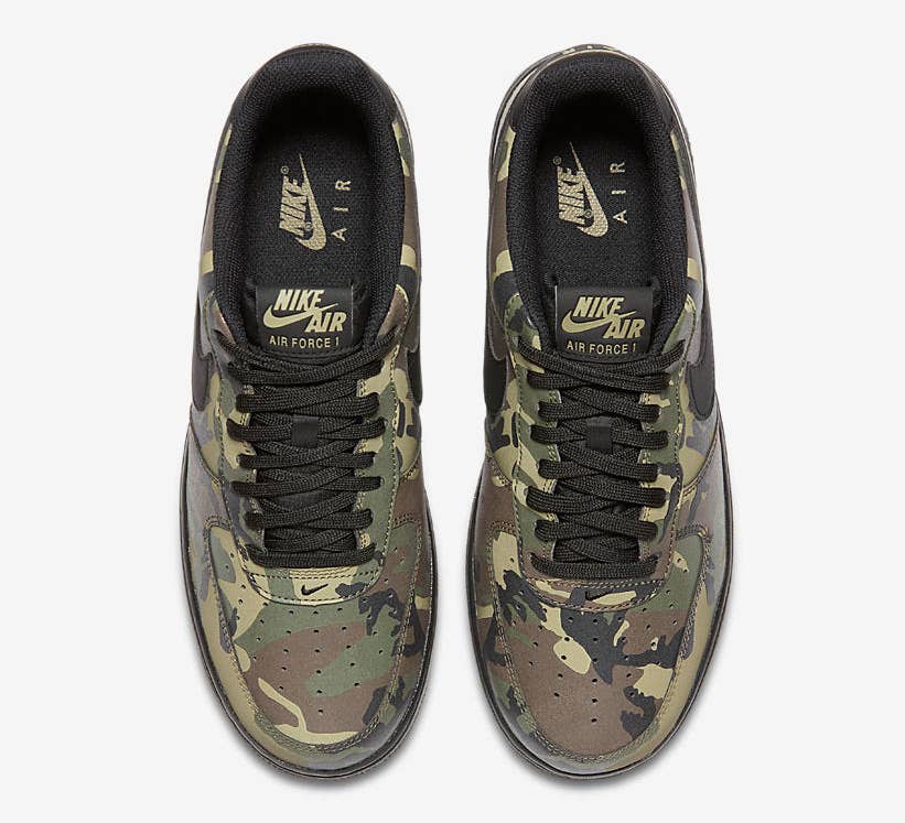 Nke Air Force 1 Low Camo Black Friday Top