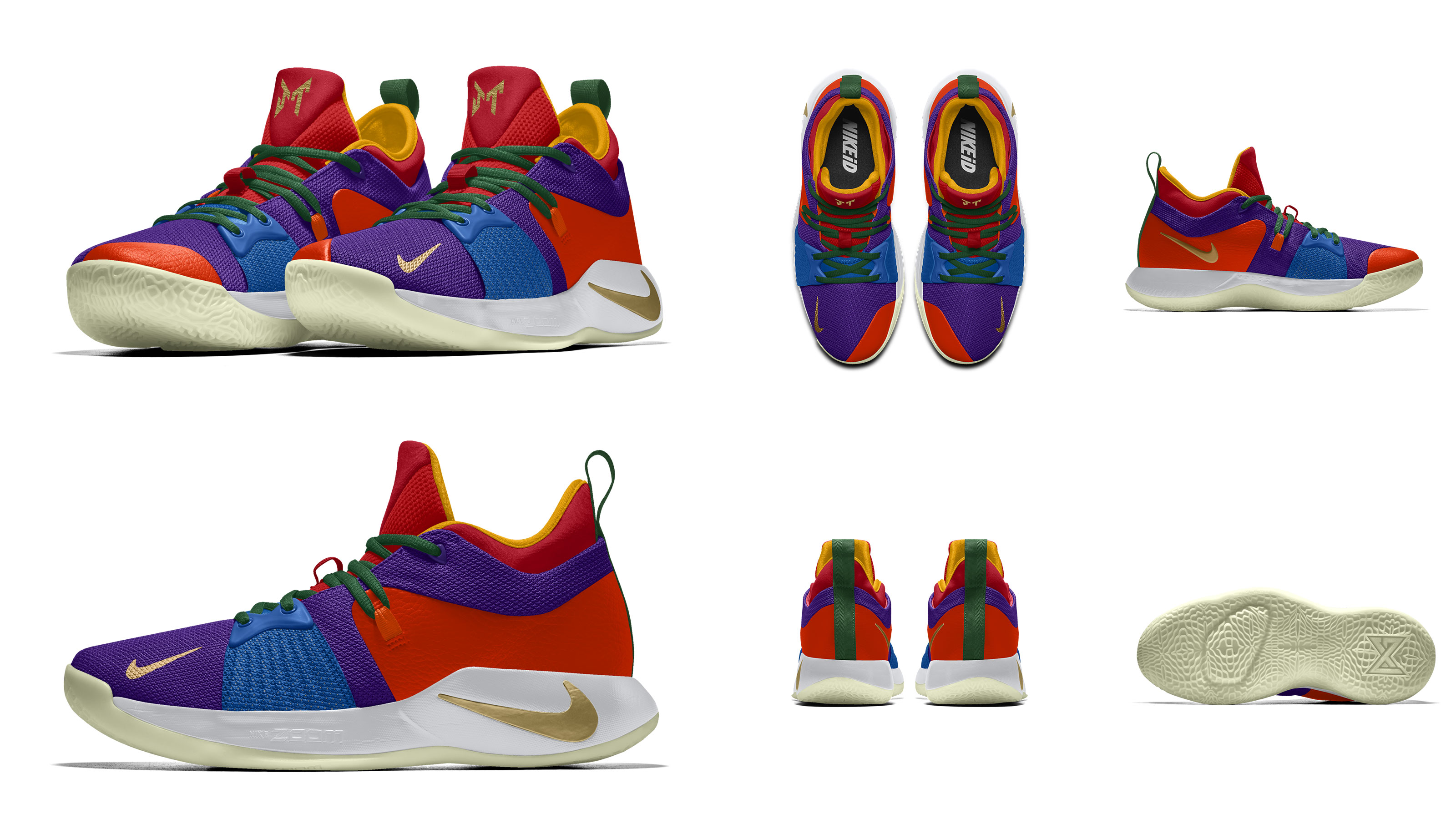 NikeID PG 2 Jayson Tatum &#x27;Coloring Book&#x27; PE