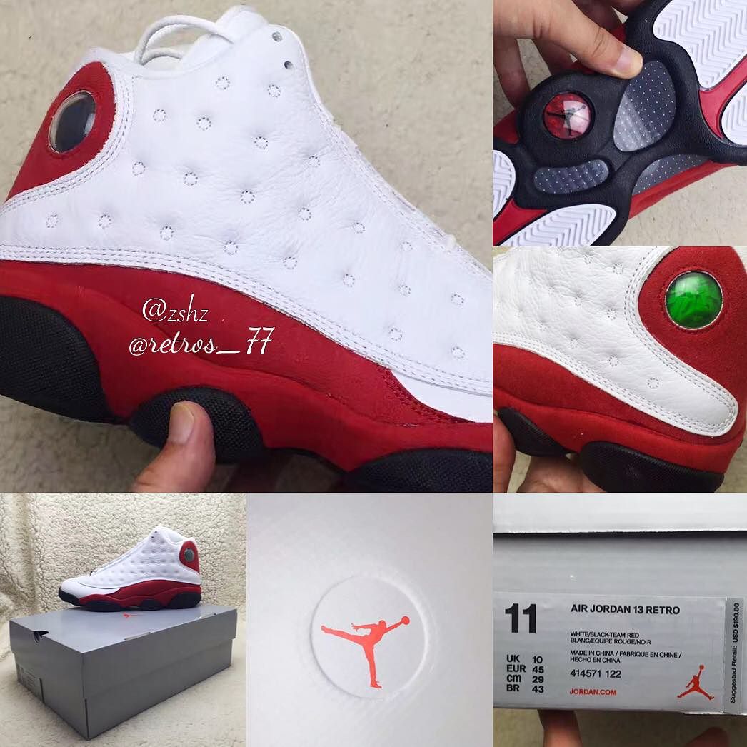 Air jordan 13 shop white and red