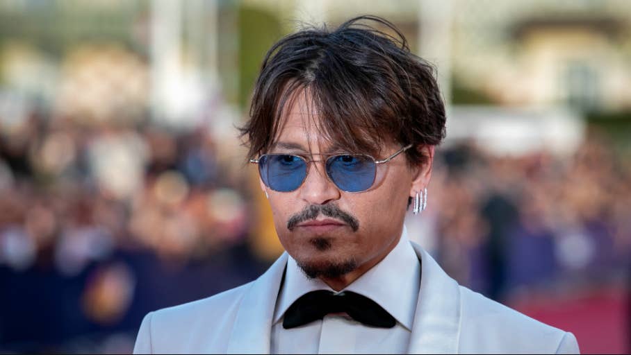 Johnny Depp attends the "Waiting For The Barbarians" Premiere