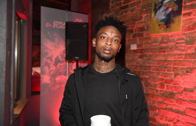 21 Savage attend Xbox And Gears Of War 4 launch event