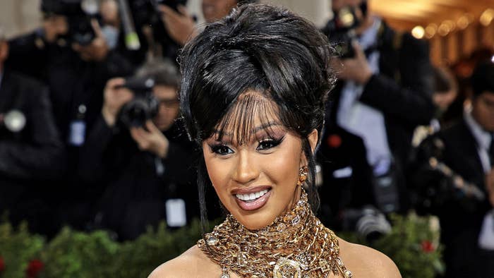 Cardi B attends The 2022 Met Gala Celebrating