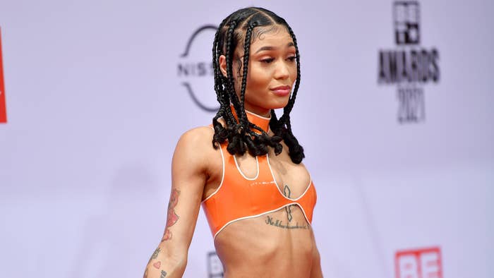 Coi Leray photographed at BET Awards