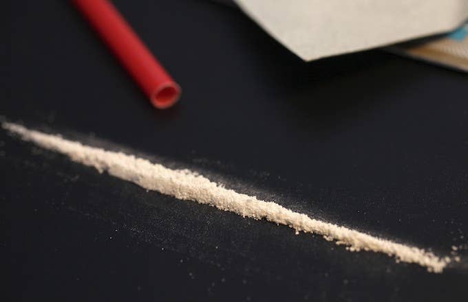 Line of cocaine