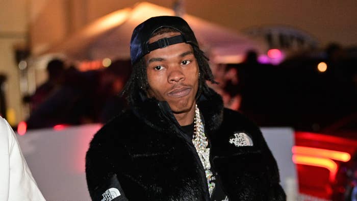 Rapper Lil Baby attends Docs Birthday Event at Allure