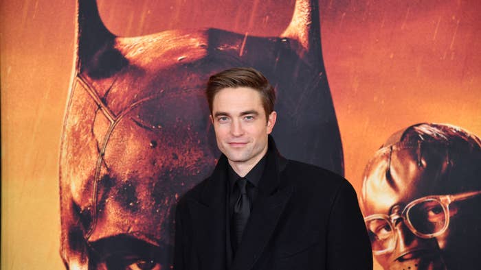 Robert Pattinson pictured on red carpet of &#x27;The Batman&#x27; world premiere.